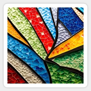 Colourful Mosaic Tiles Sticker